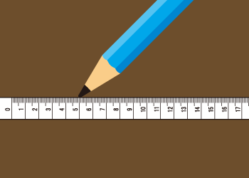 取り付ける位置を決めて目印をつけておく