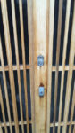岸和田市上松町で玄関の木製引き戸の鍵の交換