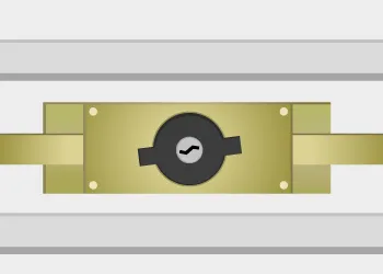 内側サムターンがズレている