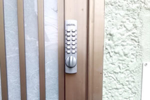 取り付けたスリムロック