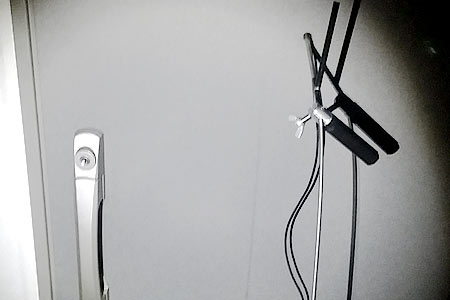 ファイバースコープ解錠の様子