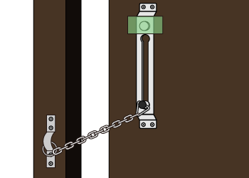 ドアチェーンを外から外す方法