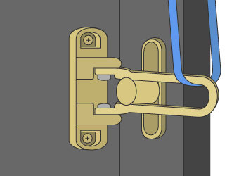 ビニール紐でロックを外す方法