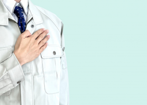 作業着を着た男性