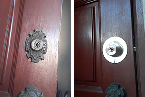 玄関のシリンダー