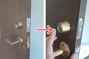 事務所のドアの鍵