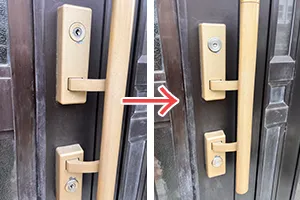 プッシュプル錠