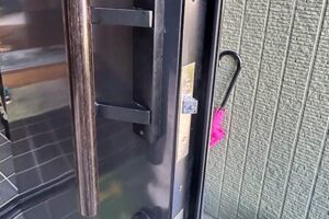 動作不良が起きた玄関ドアの鍵