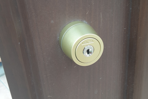 シリンダー交換後