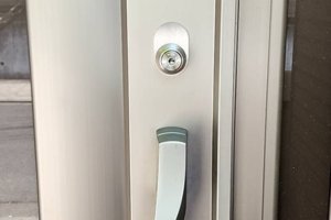 PRシリンダーに取り替えた玄関ドア