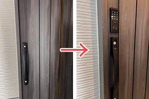 玄関ドアの電子錠