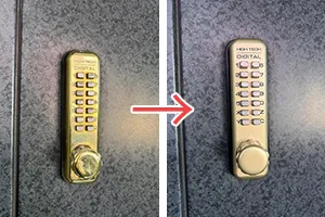 メカニカルキーレス錠