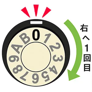 郵便受箱開錠①