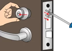 シリンダーを取り外す