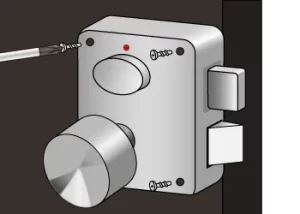 錠ケースを取り外す