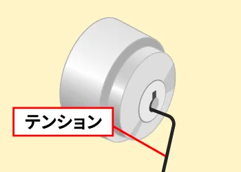 テンションをかける