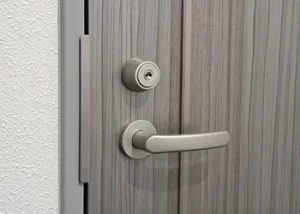 玄関のドアノブ