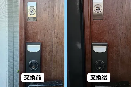 戸建ての玄関の鍵