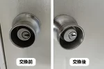 玄関のドアノブ