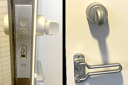 開け閉めしづらい鍵の動作不良を調査