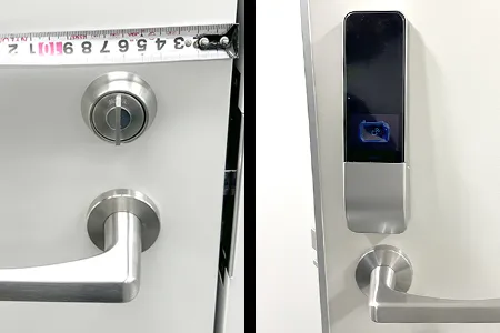 オフィスの入退室管理にMIWA製電子錠を新規設置
